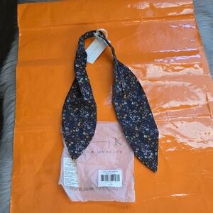 Nwt! Jamie Kay Organic Cotton Headband In Winter Iris